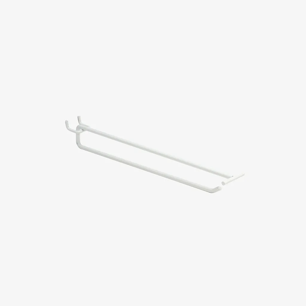 300mm White Pegboard Price Tag Hook