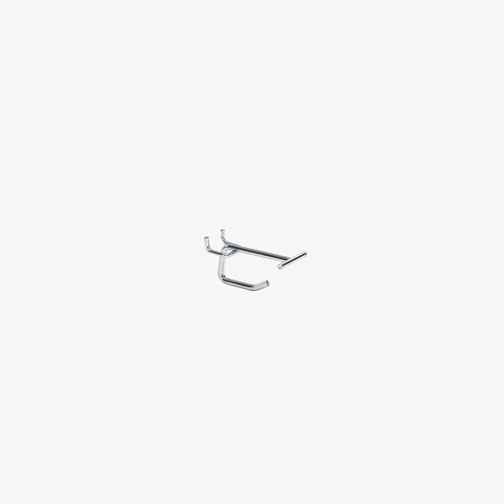50mm Chrome Pegboard Price Tag Hook
