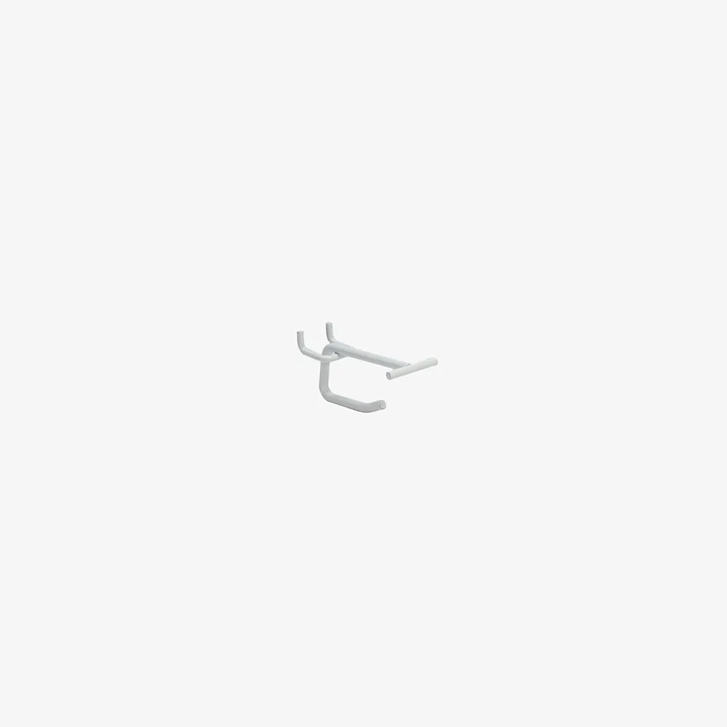 50mm White Pegboard Price Tag Hook
