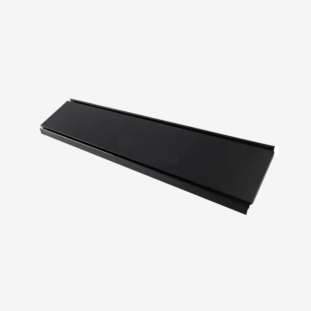 Black Metal Shelf - 900mm x 300mm