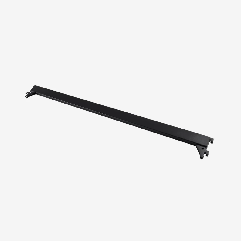Black Tie Bar for Flexible Queue System - 900mm Wide - QSTB90B
