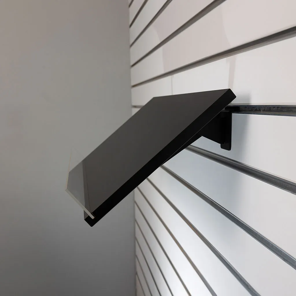 Acrylic Stopper on a MDF Shelf