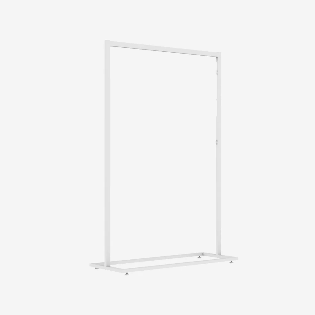 White Clothing Rack Without Base – 1200mm Wide