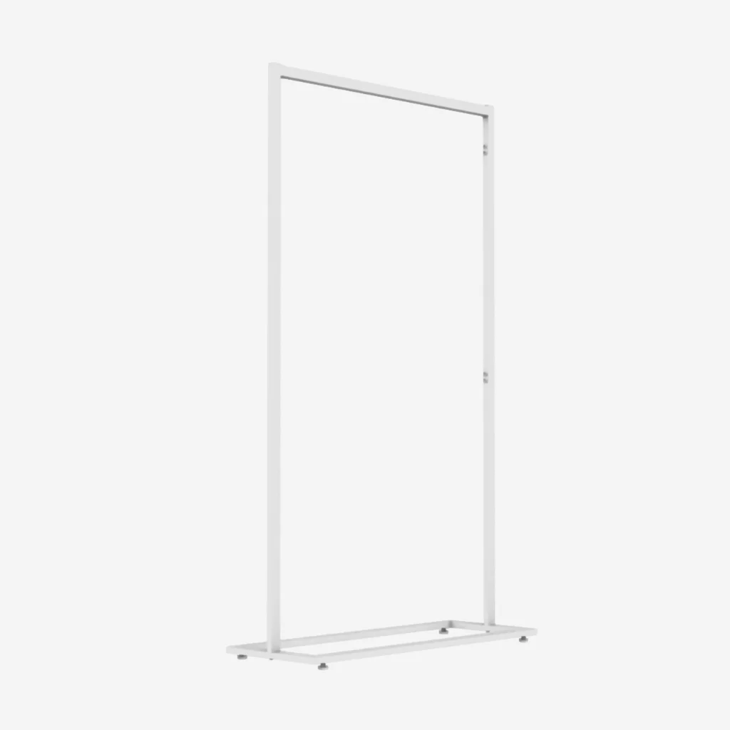 White Clothing Rack Without Base – 1200mm Wide