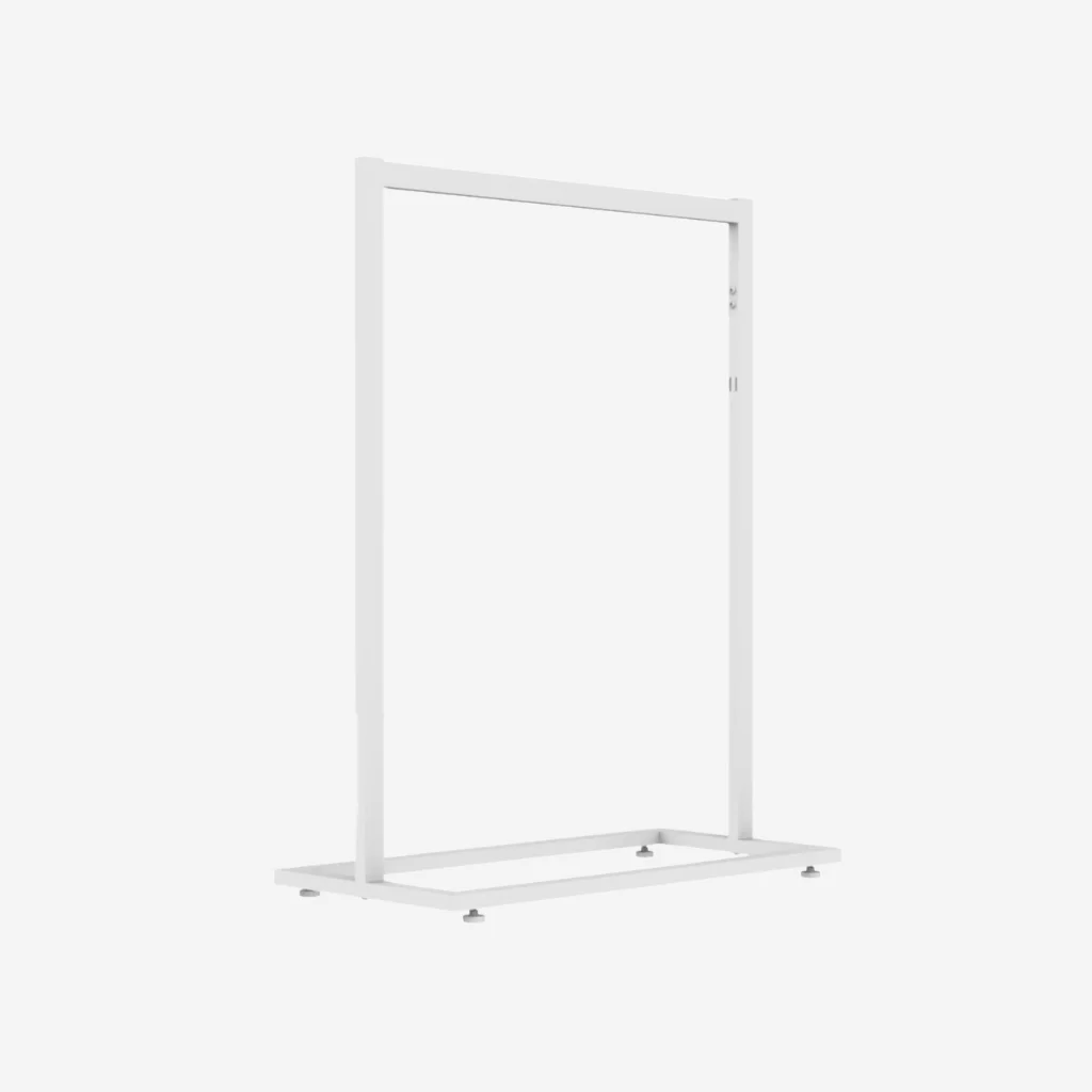 White Clothing Rack - 900mm Wide