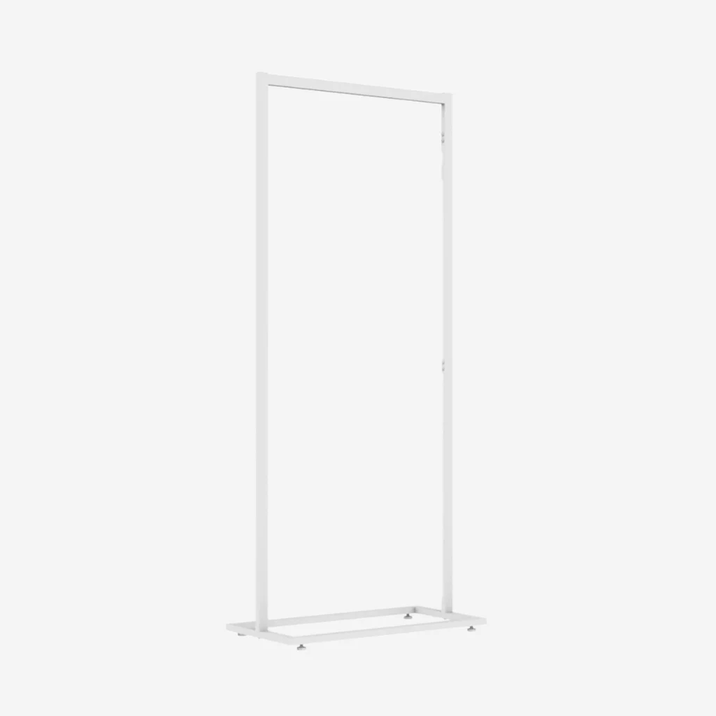 White Clothing Rack Without Base – 900mm Wide