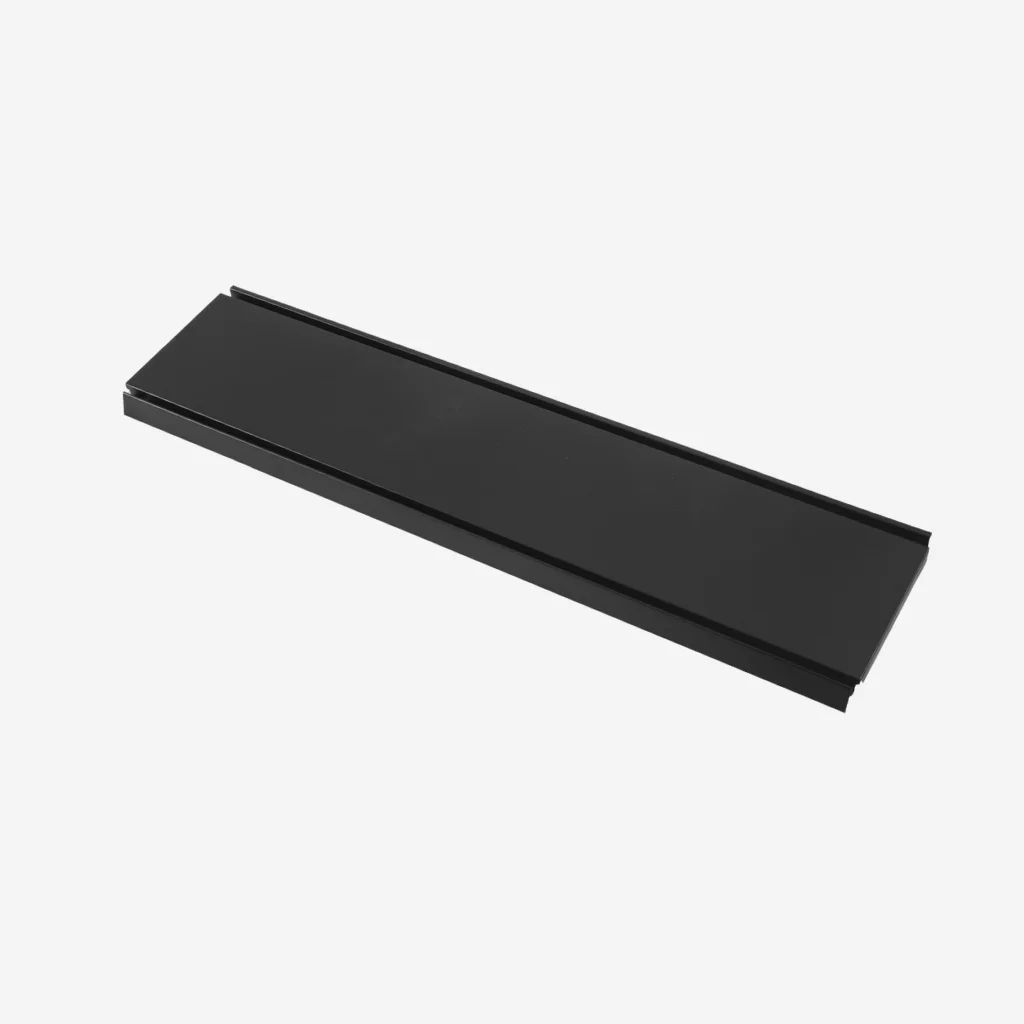 Black Metal Shelf - 900mm x 200mm