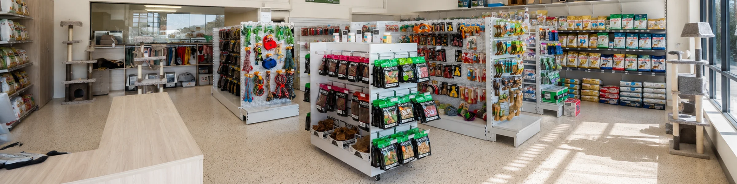 End bay gondola shelving for retail stores.