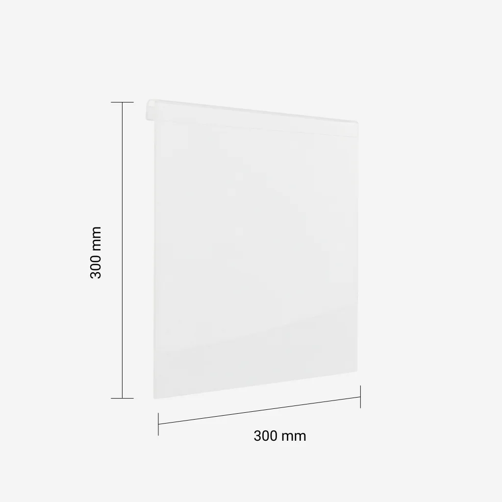 Flat Acrylic Hanger - 300mm x 300mm - DA003B - Measurements