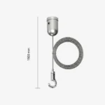 Pair of Hanging Kit with Hook - 1500mm - measurement