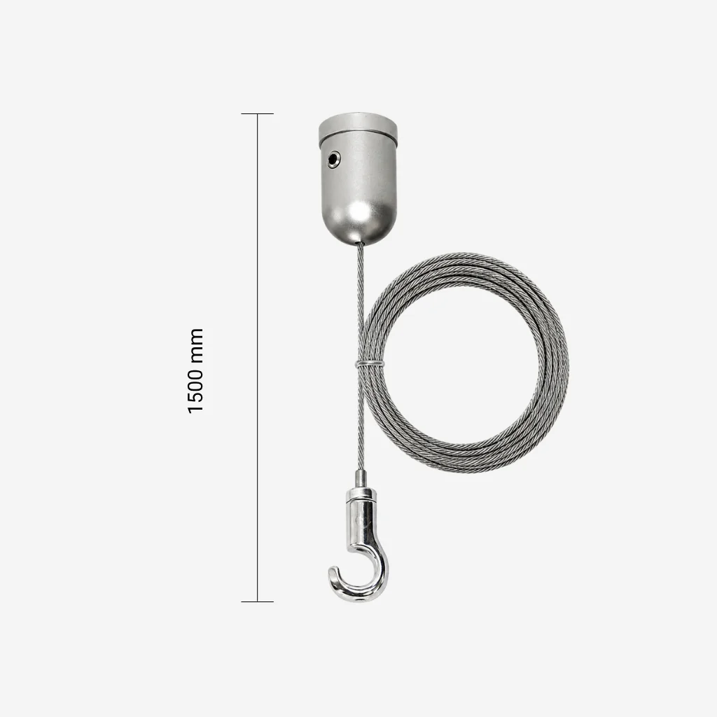 Pair of Hanging Kit with Hook - 1500mm - measurement