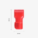 Red Anti-Theft Hook Lock for 6mm Hooks - HLOCK6R - Measurement