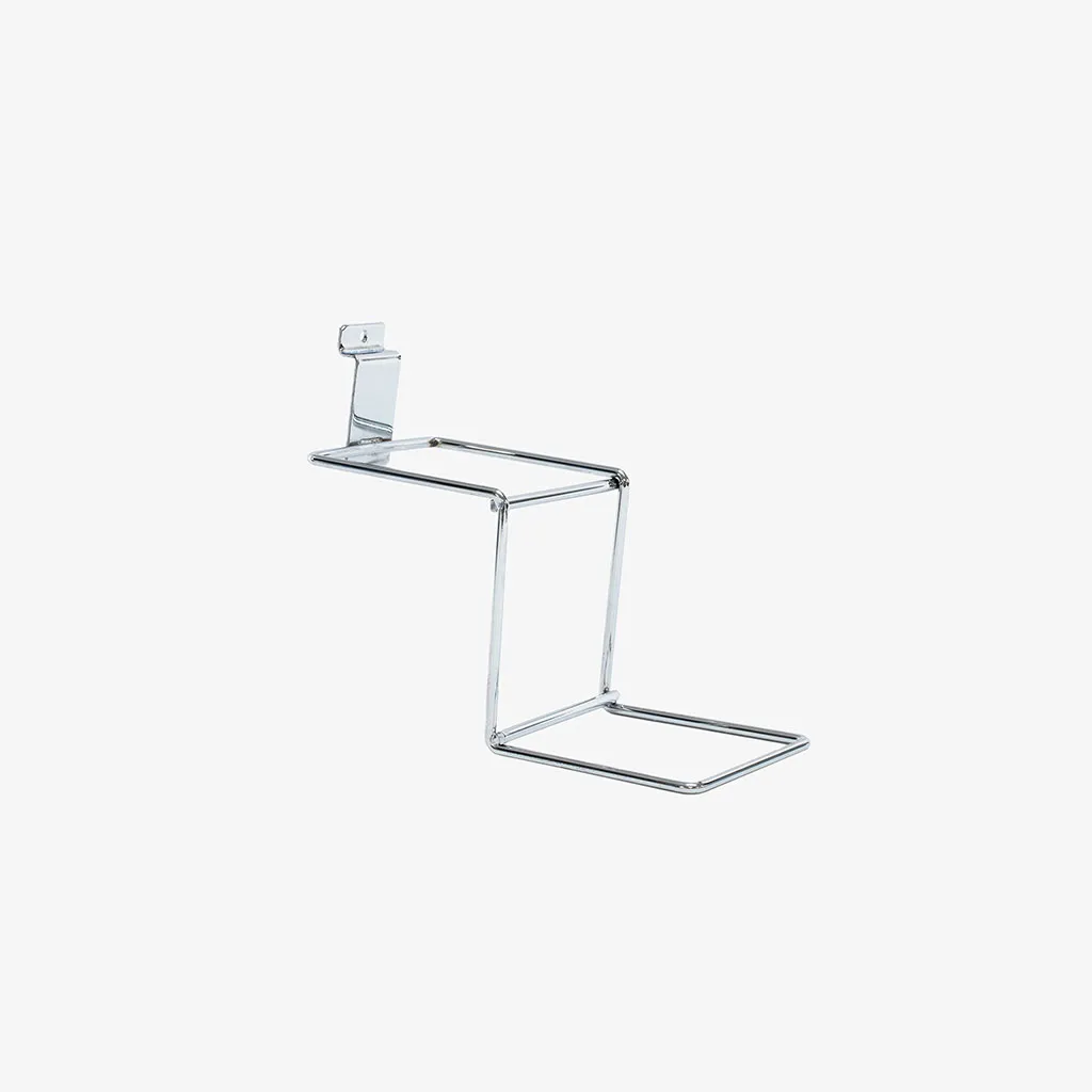 Chrome Slatwall Shoe Holder