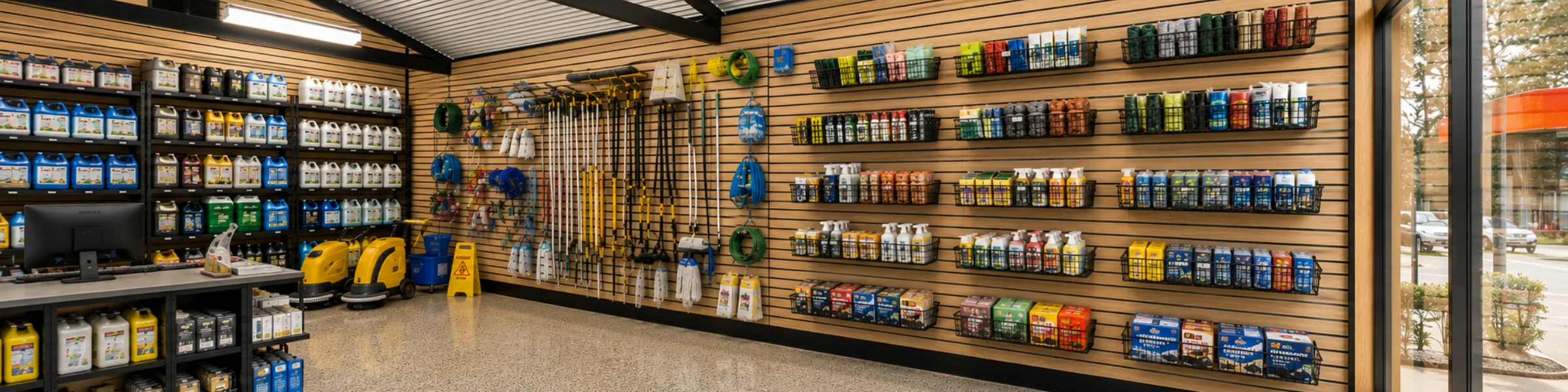 Slatwall and Pegboard Baskets.