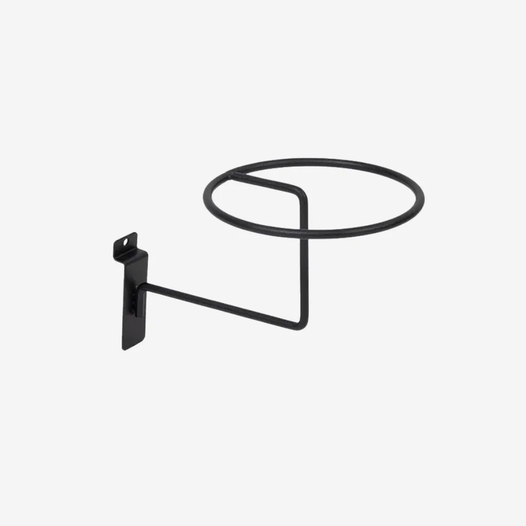 Black Slatwall Hat Display Ring