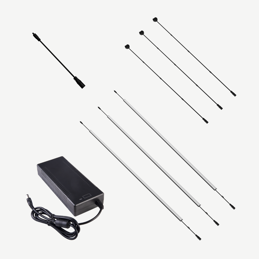3 Shelf LED Starter Kit – 900mm
