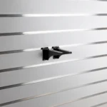 Slatwall Black Heavy Duty Bracket Pair 150mm on a Slatwall - SBRH150B
